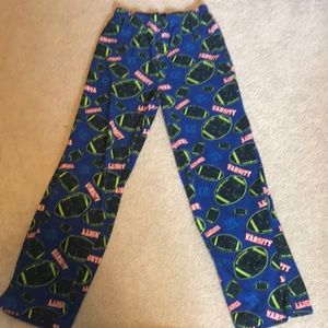 Faded Glory youth pajama pants football